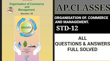 STD-12 SUBJECT -OCM CHAPTER -3   ENTREPRENEURSHIP DEVELOPMENT [FULL SOLVED QUESTION AND ANSWER ]