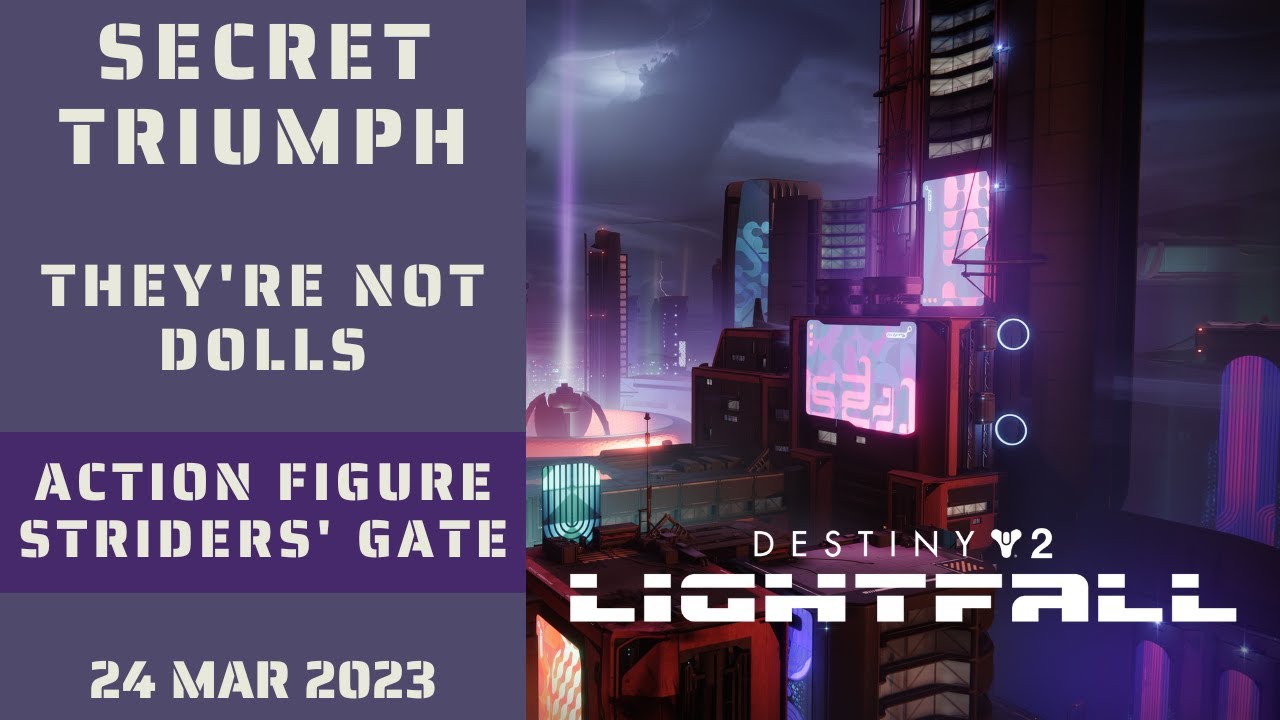 Destiny 2 Action Figure Striders' Gate Location Guide Secret