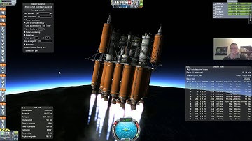 Kerbal Space Program - single launch Eve return attempt - part 1: Kerbin orbit