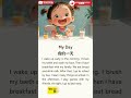 Day 1: My Day | 100-Day English Listening &amp; Reading Challenge for Kids | Daily English Practice Mp3 Song