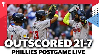 Aaron Nola's rough start leads to the Braves thumping the Phillies, 12-4 | Phillies Postgame Live