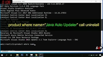 . Desinstalar Programas con CMD Windows