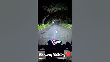 Pulsar N160 Headlight Visibility at Night 🔥| Best Bike Headlight in India 🇮🇳 #Bajaj #pulsarn160