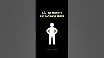 Dấu hiệu chứng tỏ bạn đã trưởng thành #imnottired #trieuview #xuhuong #shorts