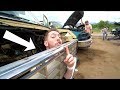 HIDE N SEEK IN A JUNKYARD! (DESTROYED CARS)