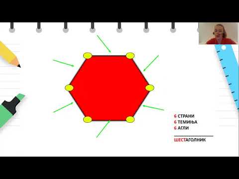 III одделение - Математика - Страни, темиња и агли кај 2Д форми