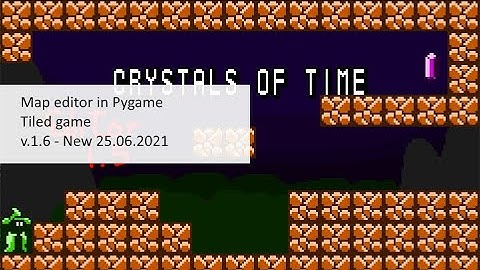 How to make a map editor in Pygame - v. 1.6