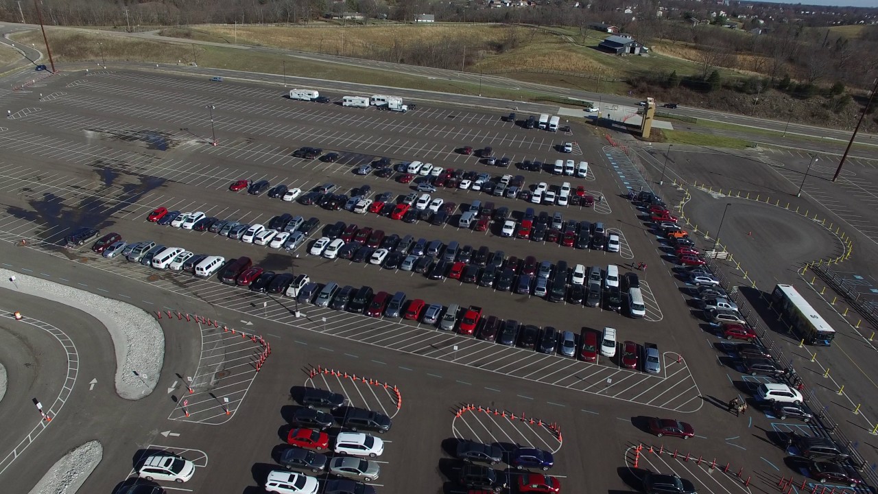 December 29 2016 ARK Encounter Parking lot YouTube