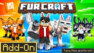 FUR CRAFT ADDON شما را به حیوانات حیوانات در Minecraft Bedrock Edition تبدیل می کند