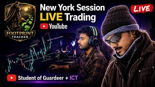 GOLD LIVE TRADE | student of guardeer + ICT #guardeer | London closs Session | Footprint Tracke
