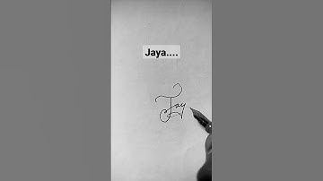 Make a Cool Signature of name Jaya ....# Viraal Short...