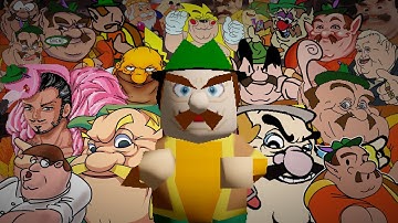 Morshu But Every Frame Is By a Different Artist