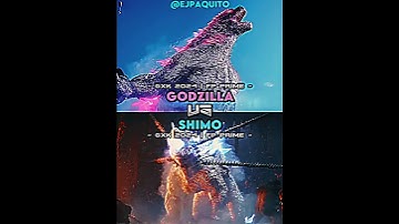 Godzilla (evolved) vs shimo #short #godzillaxkongthenewempire