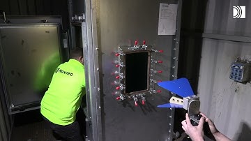 Testing at Roxtec - Electromagnetic shielding test