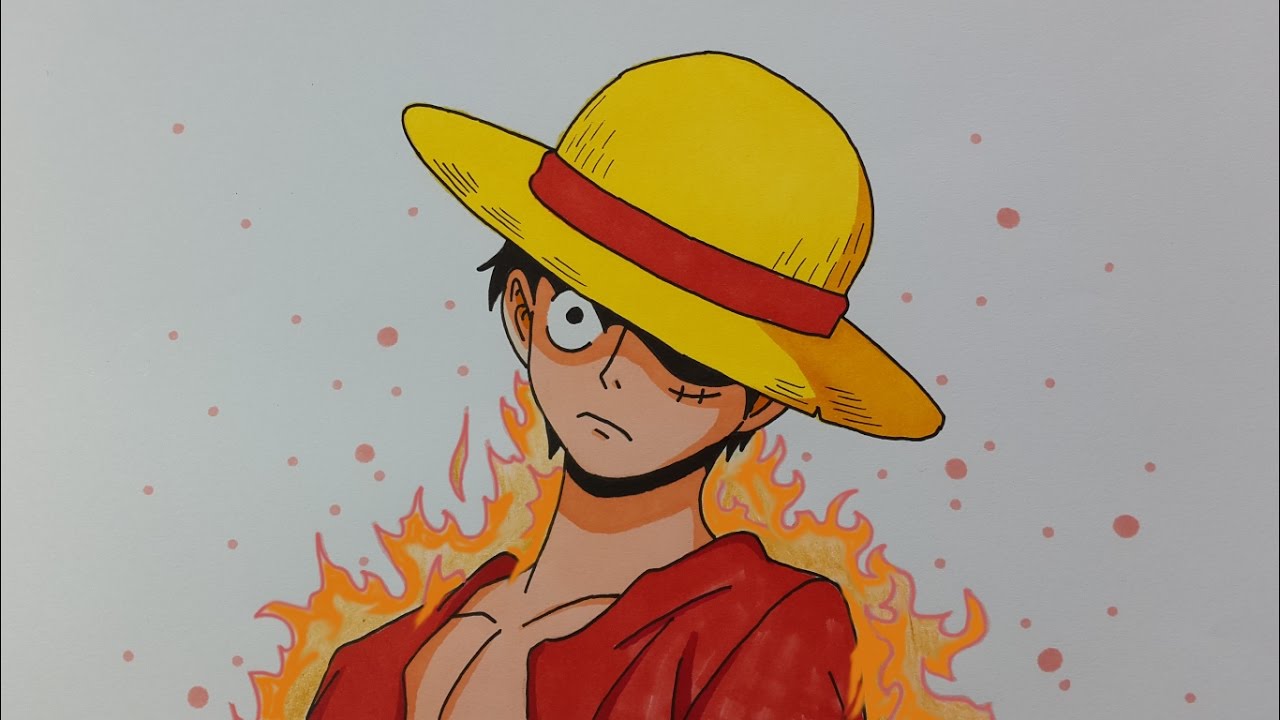 One Piece Luffy Drawing - Sibotega