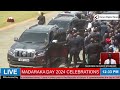 President Ruto & Gachagua leave Masinde Muliro Stadium after Madaraka Day Celebrations!!