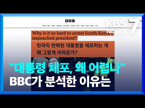 외신이 본 한국 정치 음모론 분열 오겜 현실판 KBS 2025 01 06