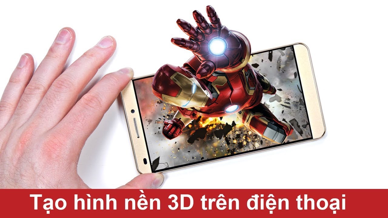 Cách tạo hình nền 3D cho điện thoại Android - YouTube