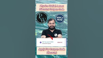 Physics Wallah Letest Discount Coupon Code PW All Batch Apply for Coupon Code PW Maximum Discount#pw