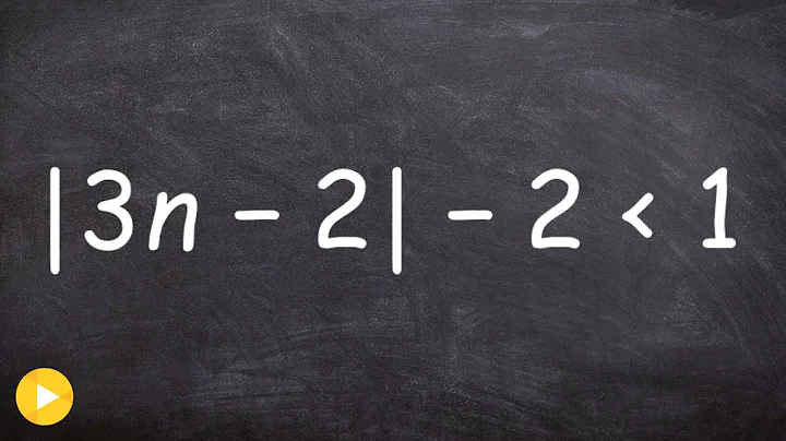 How to solve a absolute value inequality as an and statement one variable
