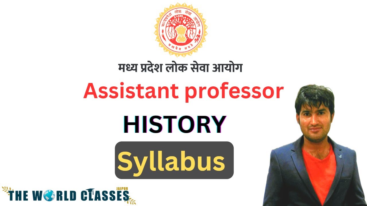 Mppsc History Syllabus  || Assistant Professor || By Saddam Sir