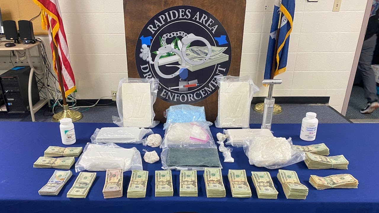 Fentanyl, meth and cash seized in major RADE bust - YouTube