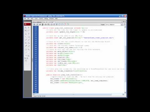 Flash Video XML