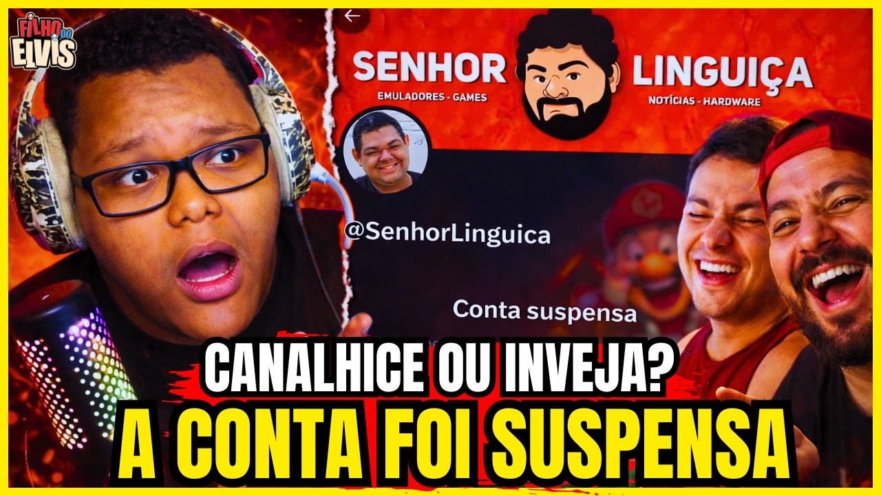 MALDADE OU INVEJA?! DERRUBARAM A CONTA DO SENHOR LINGUIÇA @Um Cara qUaLqUeR