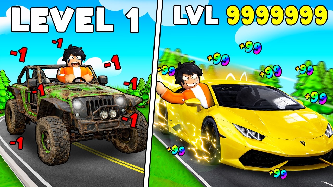 Spending ROBUX to UPGRADE My CAR in ROBLOX !!!