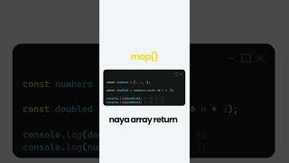 JavaScript forEach() vs map() — When To Use Each and Why ?  #codetips #coding #javascript