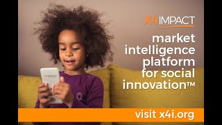 X4Impact is your free market intelligence platform for social innovation