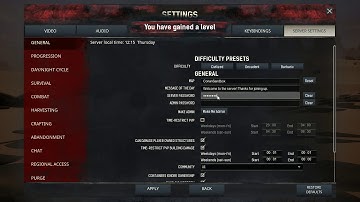 How to Customize Server Settings In-Game - Conan Exiles