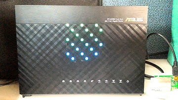 8x8 LED Matrix play background on ASUS Router