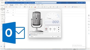 How to send voice mail in Outlook