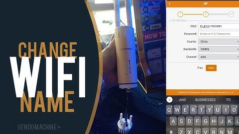 How to change Wifi Name to your Pisowifi Vending Machine