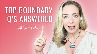 Your Top 8 Boundary Questions Answered  Terri Cole #boundaries