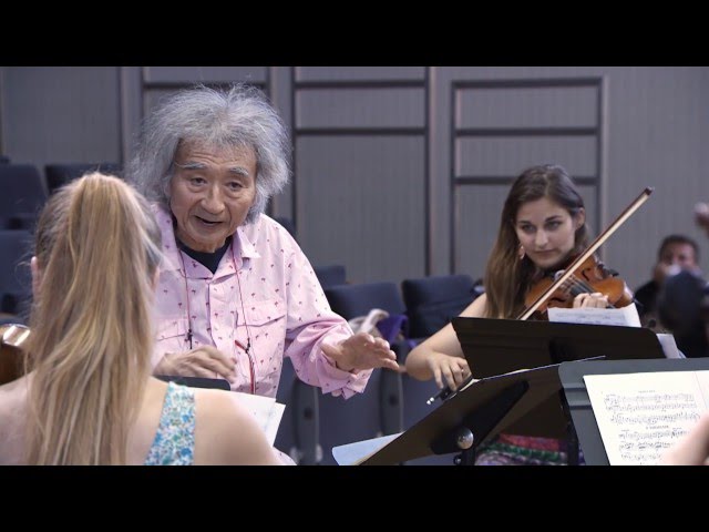 Seiji Ozawa at the Fondation Louis Vuitton class=