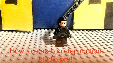 How to erase on stop motion studio PRO! (Tutorial)