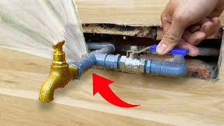 7 Techniques Most Used by Very Old Plumbers! Many Practical Techniques Anyone Can Do