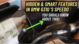 BMW G310R & G310GS SPEEDOMETER WITH HIDDEN SMART SPEEDOMETER FUNCTIONS WARNING LIGHTS ⚠️