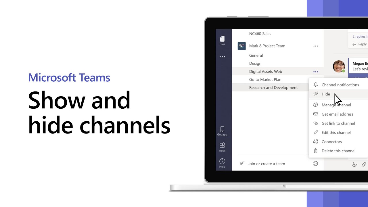 How To Show And Hide Channels In Microsoft Teams YouTube