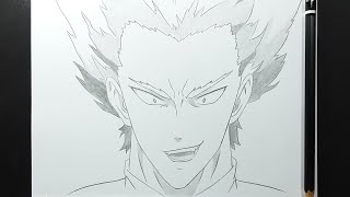 Garou Step By Step Easy Anime Drawing How To Draw Garou