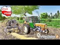 Prasowanie słomy. URSUS i Fortschritt K-442  -  Cybuchowo ☆ FS 19 ☆ Atlas Polski ㋡ Anton