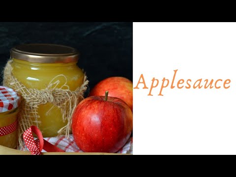 Applesauce. Easy homemade applesauce recipe