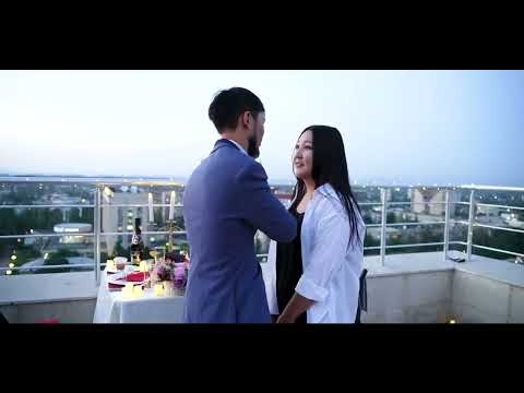 Шикарное предложение руки и сердца на крыше в Бишкеке