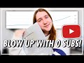 5000 Views on YouTube with 0 SUBSCRIBERS?! | How to Grow on YouTube with 0 Views and 0 Subscribers!