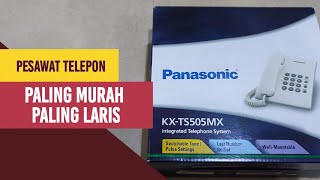 Unboxing Telepon Panasonic KX-TS505MX Harga Murah, Kualitas Terbaik