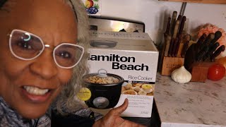 Hamilton Beach Rice Cooker Unboxing and Dinner