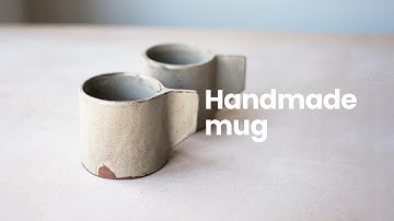 How to make a minimal handmade mug: slab building tutorial