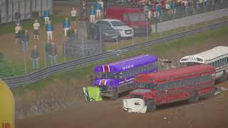 Wreckfest PS5: Crash Canyon- 10 Laps Busses ONLY